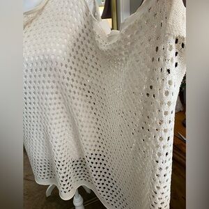 Chicos Elegant White Knit Sweater